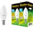 Комплект из 2 светодиодных ламп Sholtz свеча 7Вт E14 2700К C37 220-240В, пластик LEC3025D 2