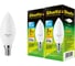 Комплект из 2 светодиодных ламп Sholtz свеча 5Вт E14 2700К C37 220-240В, пластик LEC3020D 2