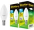 Комплект из 2 светодиодных ламп Sholtz свеча 7Вт E14 4200К C37 220-240В пластик LOC4136D 1