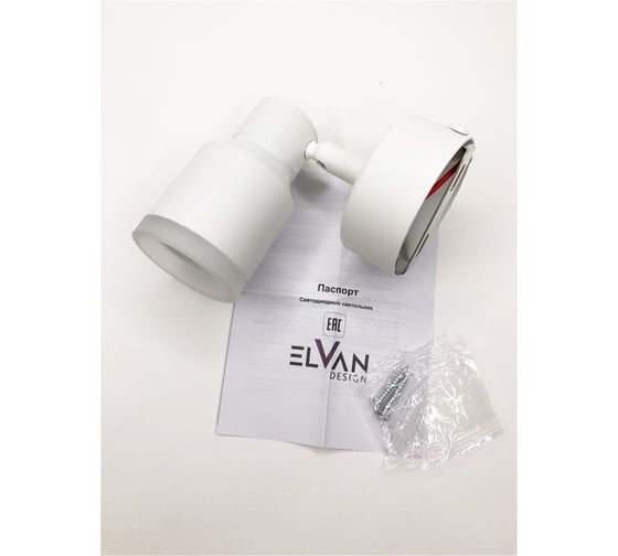 Cветильник светодиодный накладной поворотный Elvan 1202-5W-4000K-Wh белый NLS-1202-5W-NH-Wh