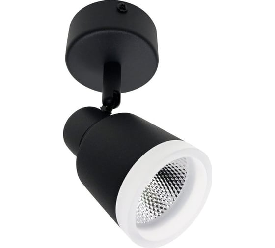 Cветильник светодиодный накладной поворотный Elvan 1202-5W-4000K-Bk черный NLS-1202-5W-NH-Bk
