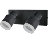 Светильник светодиодный поворотный Elvan 1202/2-5W-4000K-Bk черный спот NLS-1202/2x5W-NH-BK