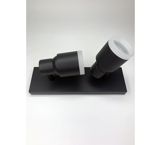 Светильник светодиодный поворотный Elvan 1202/2-5W-4000K-Bk черный спот NLS-1202/2x5W-NH-BK