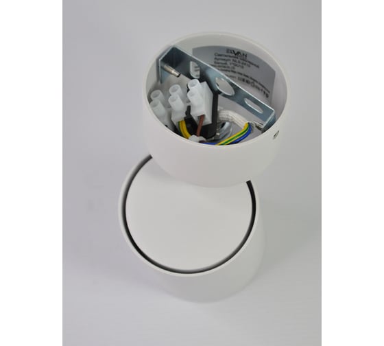 Светильник накладной Elvan 2410/1-GU10-Wh белый NLS-2410/1-G10-Wh