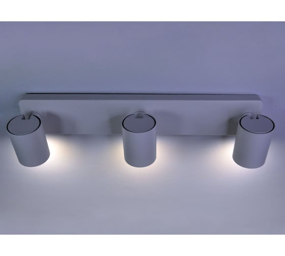 Светильник накладной Elvan 2410/3-GU10-Wh белый NLS-2410/3-G10-Wh