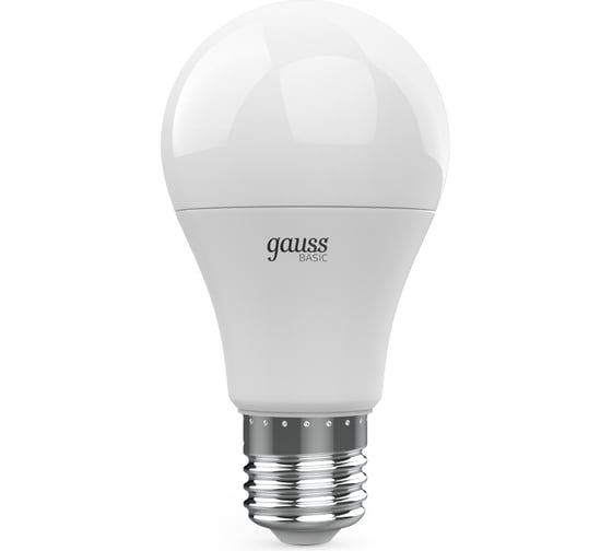 Лампа Gauss basic led-m a60 9w 810lm 3000k е27 led 1/10/50 10202192