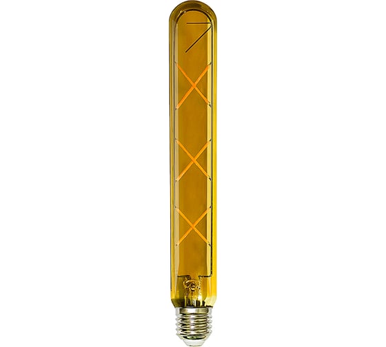 Светодиодная филаментная лампа GIS-SOLAR ретро R63-E27-6Вт-225-GOLD R00827
