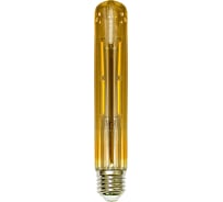 Светодиодная филаментная лампа GIS-SOLAR ретро R63-E27-6Вт-185-GOLD R00643