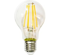 Светодиодная филаментная лампа GIS-SOLAR A60-E27-10Вт-6000K-220В F00599