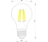Светодиодная филаментная лампа GIS-SOLAR A60-E27-8Вт-4000K-220В F00605 2
