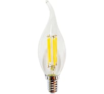 Светодиодная филаментная лампа GIS-SOLAR С35W-E14-6Вт-6000K-220В F00476