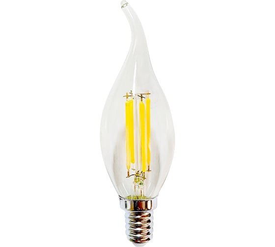 Светодиодная филаментная лампа GIS-SOLAR С35W-E14-6Вт-3000K-220В F00568