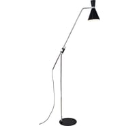 Торшер Moderli Page черный, хром V10997-F