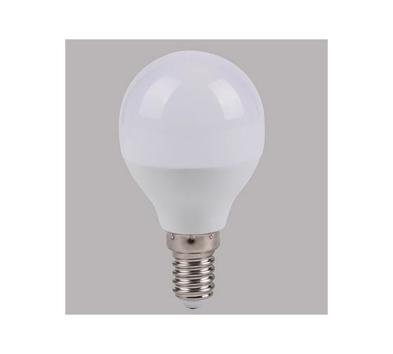 Лампа LED Elvan E14-7W-3000K-P-45 (Шарик OPAL) E14-7W-3000К-P45 1