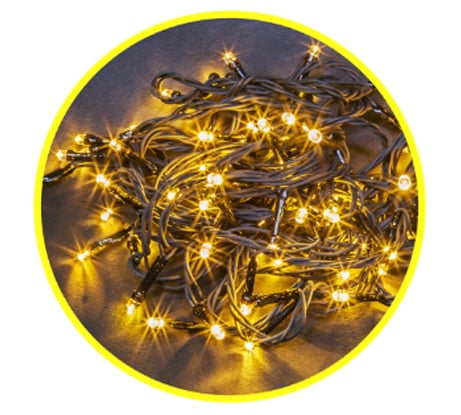 Гирлянда Navigator NGF-S01-200WW-10-21.5m-230-C8-BL-IP44 61831