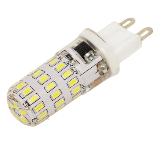 Лампа LED Elvan G9-5W-6400К-360 (силикон) G9-5W-6400К-360° сл
