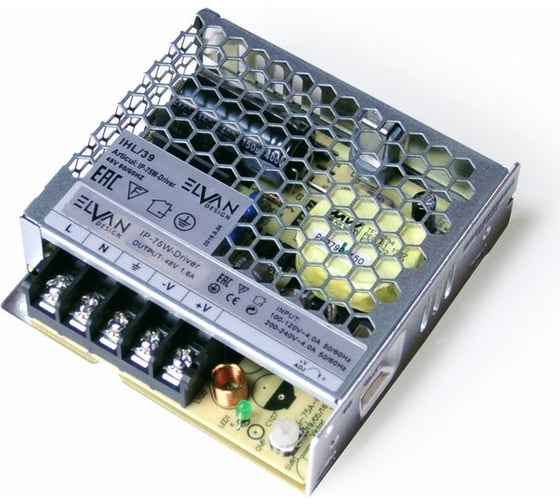 Блок питания Elvan 75W 48V IP-75W-Driver 1