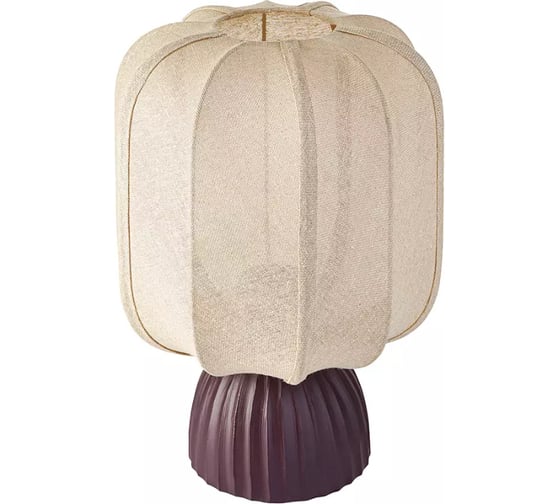 Лампа настольная Bergenson Bjorn Texture Rib, 27x39 см, вишневая/бежевая BB0000572