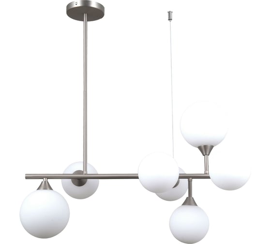 Светильник подвесной Moderli Molecule матовый хром V10842-7P 1