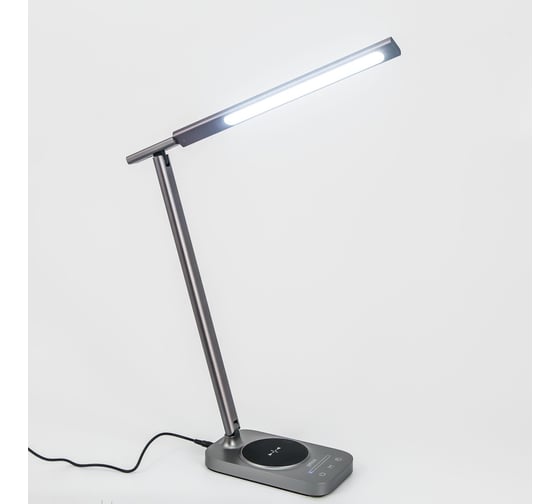 Светильник Citilux Ньютон, графит, USB+Qi CL803052