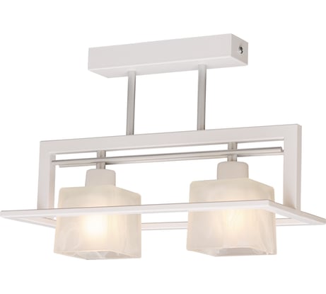 Люстра Северный Свет Крокус белый+серебро 1779