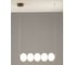 Светильник подвесной светодиодный Moderli Amber бронзовый V10710-PL 1