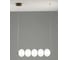 Светильник подвесной светодиодный Moderli Amber бронзовый V10710-PL 4