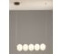 Светильник подвесной светодиодный Moderli Amber бронзовый V10710-PL 5