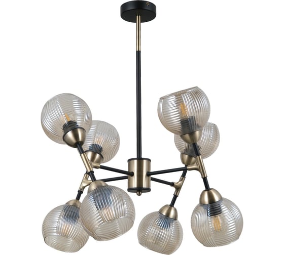 Светильник подвесной Moderli Arty черный, золотой V10805-8P 1