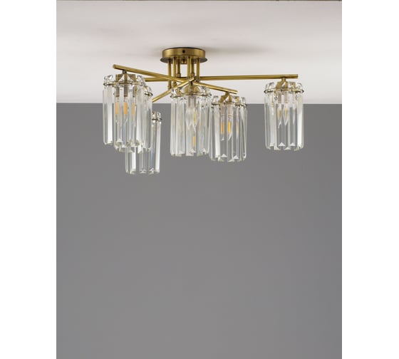 Люстра потолочная Moderli Everly золотой V10751-6C