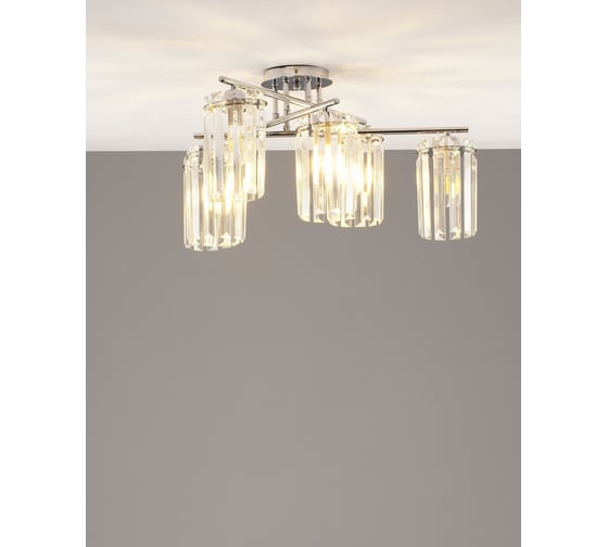 Люстра потолочная Moderli Everly хром V10753-6C