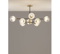 Люстра подвесная Moderli Mist черный, золотой V10813-8P
