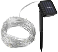 Гирлянда TDM ELECTRIC CCГ-112 "Роса" на солнечной батарее, 10 м, 100 LED, теплый белый, IP54, SQ0330-0199