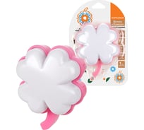 Ночник TDM ELECTRIC "Клевер" с датчиком освещенности, 0,5 Вт, розовый, 220 В Народный SQ0357-0069