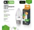 Лампочка светодиодная ALTECH LED С35-14W-830-E27 14Вт свеча теплый белый свет 10шт 4673758071293 2
