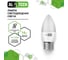 Лампочка светодиодная ALTECH LED С35-14W-830-E27 14Вт свеча теплый белый свет 10шт 4673758071293 3