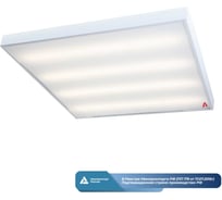 Аварийный светодиодный светильник ВСЕСВЕТОДИОДЫ Армстронг 30 Вт, 3600Lm, 4000К, IP40, Опал, БАП на 3 часа vs201-30-op-4k-li3h