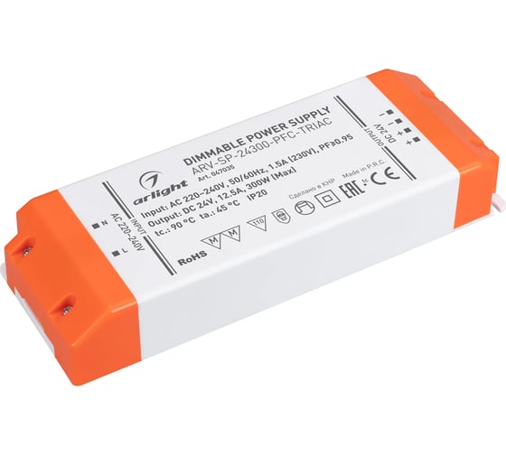 Блок питания Arlight ARV-SP-24300-PFC-TRIAC 1шт 047035 1