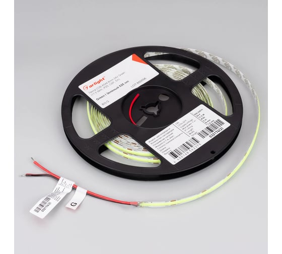 Светодиодная лента Arlight COB-X544-8mm 24V, Green, 5м 032174(3)