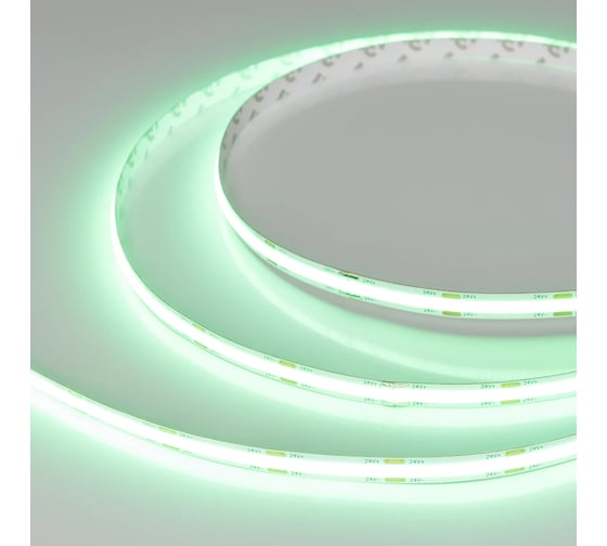 Светодиодная лента Arlight COB-X544-8mm 24V, Green, 5м 032174(3)