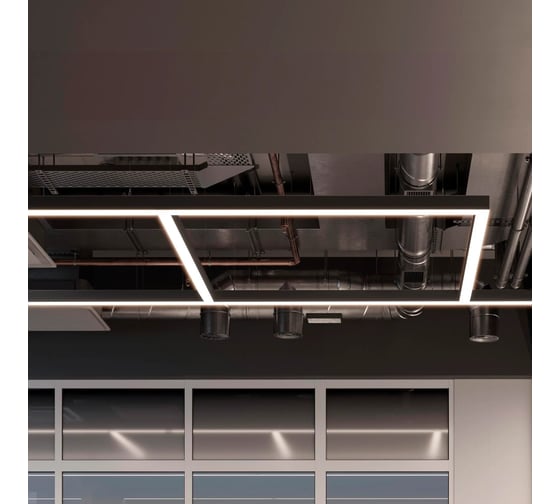 Профиль Arlight LINE-6070-3000 ANOD BLACK 3м 047506