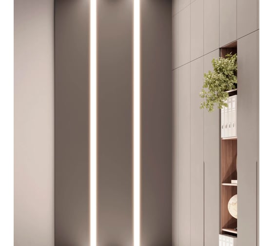 Профиль Arlight LINIA60-FANTOM-3000 ANOD 3м 046410