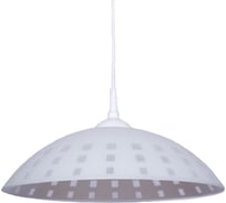 Подвесной светильник ЭЛЕКТРОПРИБОР не регулируемый подвес белый ГЛОРИЯ Ф40 Лучи молир прозрачный 7681-7201-00