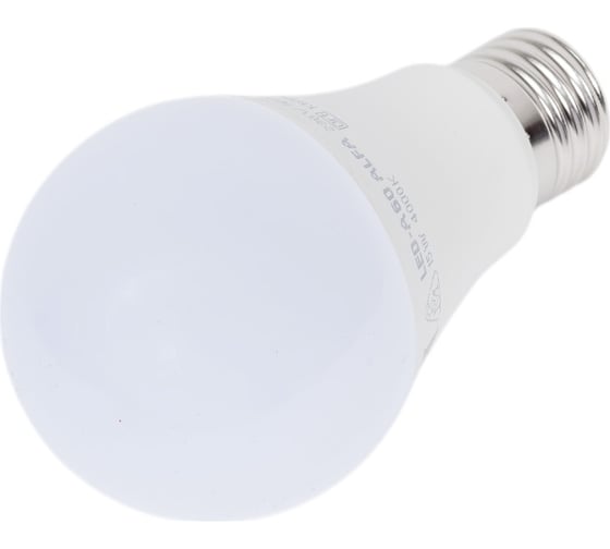 Лампа IEK LED ALFA A60 груша 15Вт 230В 4000К E27 LLA-A60-15-230-40-E27