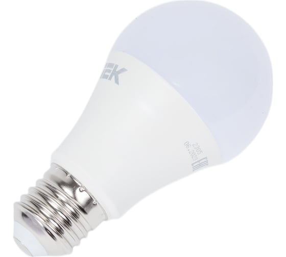 Лампа IEK LED ALFA A60 груша 15Вт 230В 4000К E27 LLA-A60-15-230-40-E27
