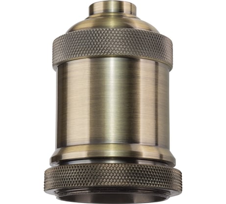 Электрический патрон Navigator NLH-V01-007-E27, подвесной, металл, черная бронза 61518