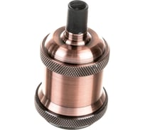 Электрический патрон Navigator NLH-V01-006-E27, подвесной, металл, черная медь 61519