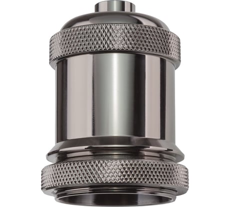 Электрический патрон Navigator NLH-V01-005-E27, подвесной, металл, черный хром 61517