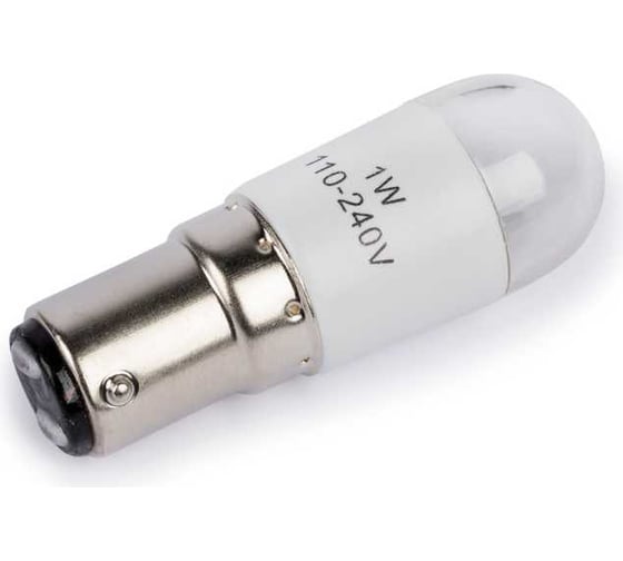 Лампочка двухконтактная светодиодная Micron FLM-BA-15D 60 мм, овальнаядля бытовых швейных машин 720082