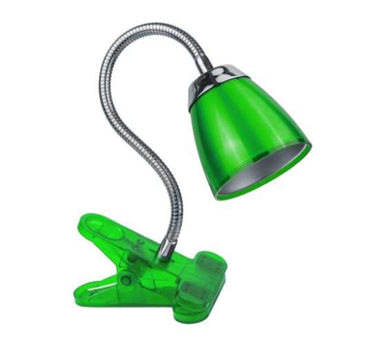 Светильник Navigator NDF-C006-6W-4K-G-LED прищепка, гибкий, зелёный 71835 1
